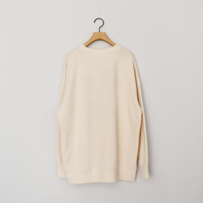 【KAKELA＆TRANQUIL】ロングクルーカレッジ刺繍