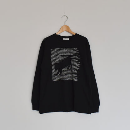 【gleam】天竺ロゴ＆キャットプリントロンT