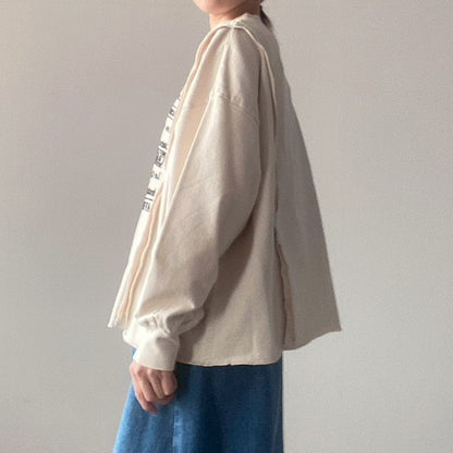 【KAKELA＆TRANQUIL】ワイド刺繍切替ロゴ