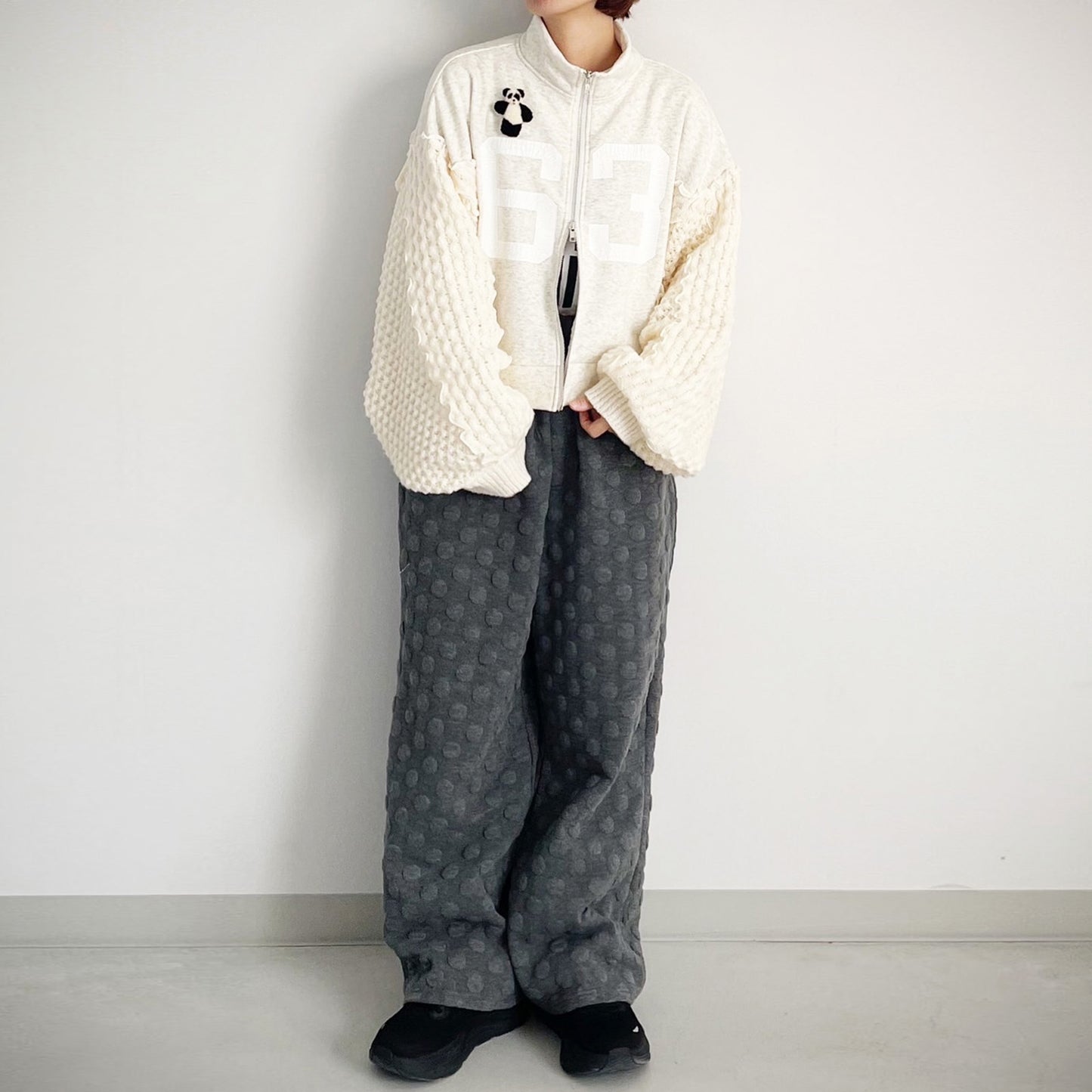 【Lupilien】ドットジャガードパンツ