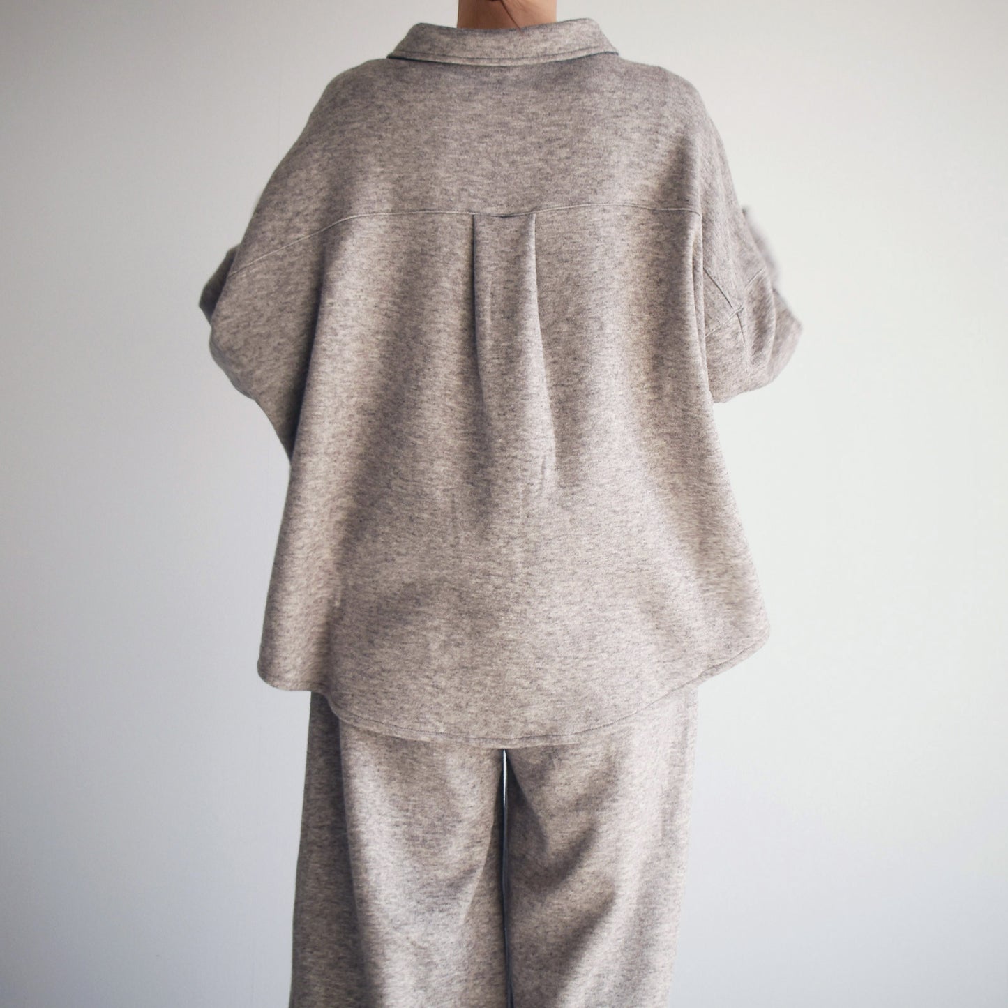 【Lupilien】ダブルフェイスシャツ