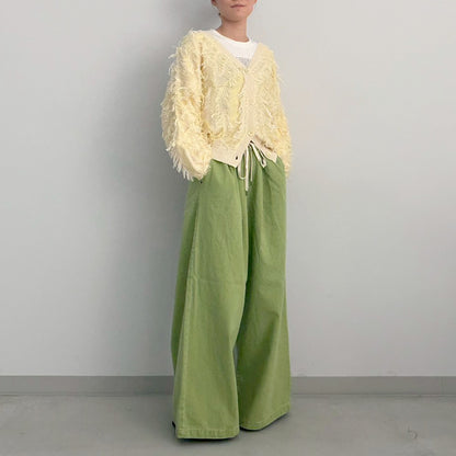 【Fun Fashion Future】ウェーブフリンジカーデ