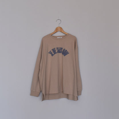 【KAKELA＆TRANQUIL】刺繍ロゴロングBACK刺繍