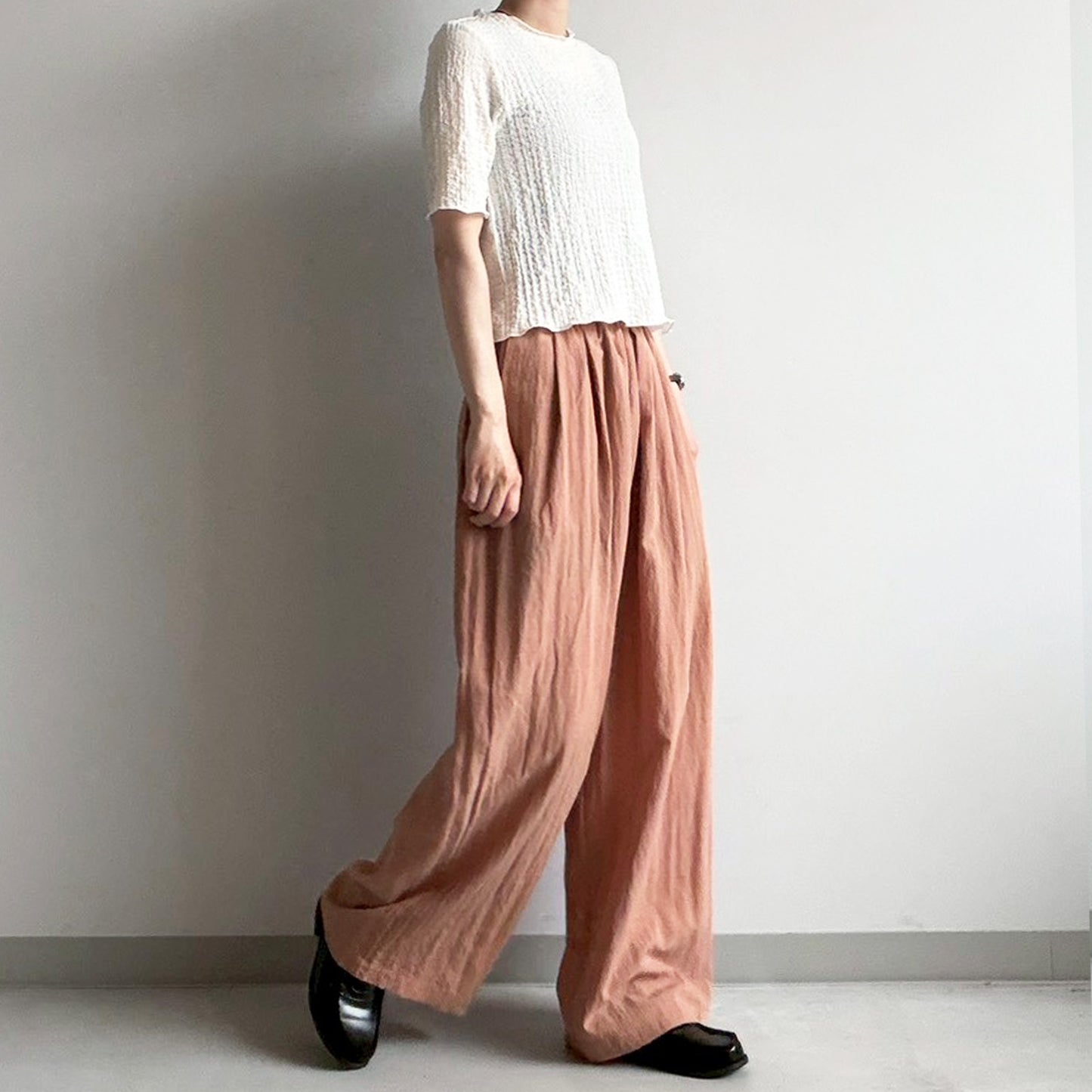 【Fun Fashion Future】リンクル半袖T
