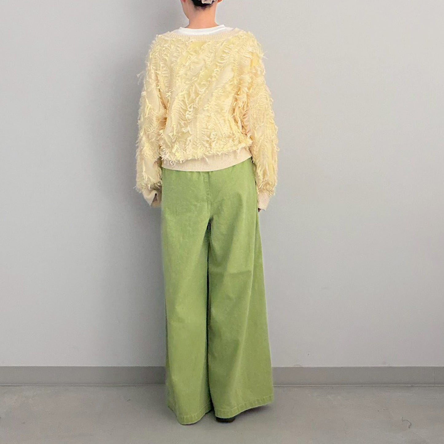 【Fun Fashion Future】ウェーブフリンジカーデ