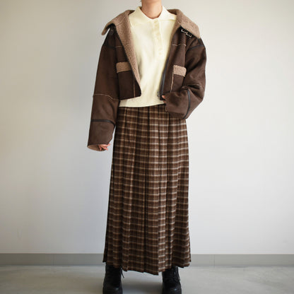 【Cotopone】ショート丈ムートンジャケット