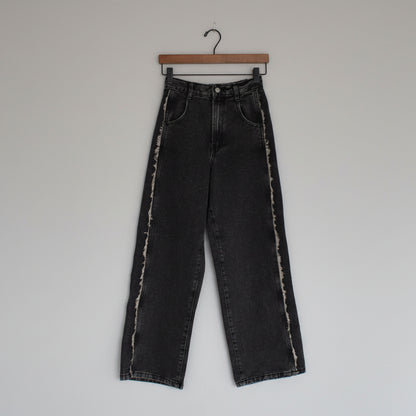 【Fun Fashion Future】サイドフリンジワイドパンツ