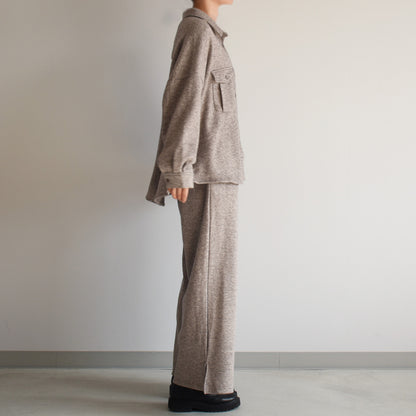 【Lupilien】ダブルフェイスシャツ