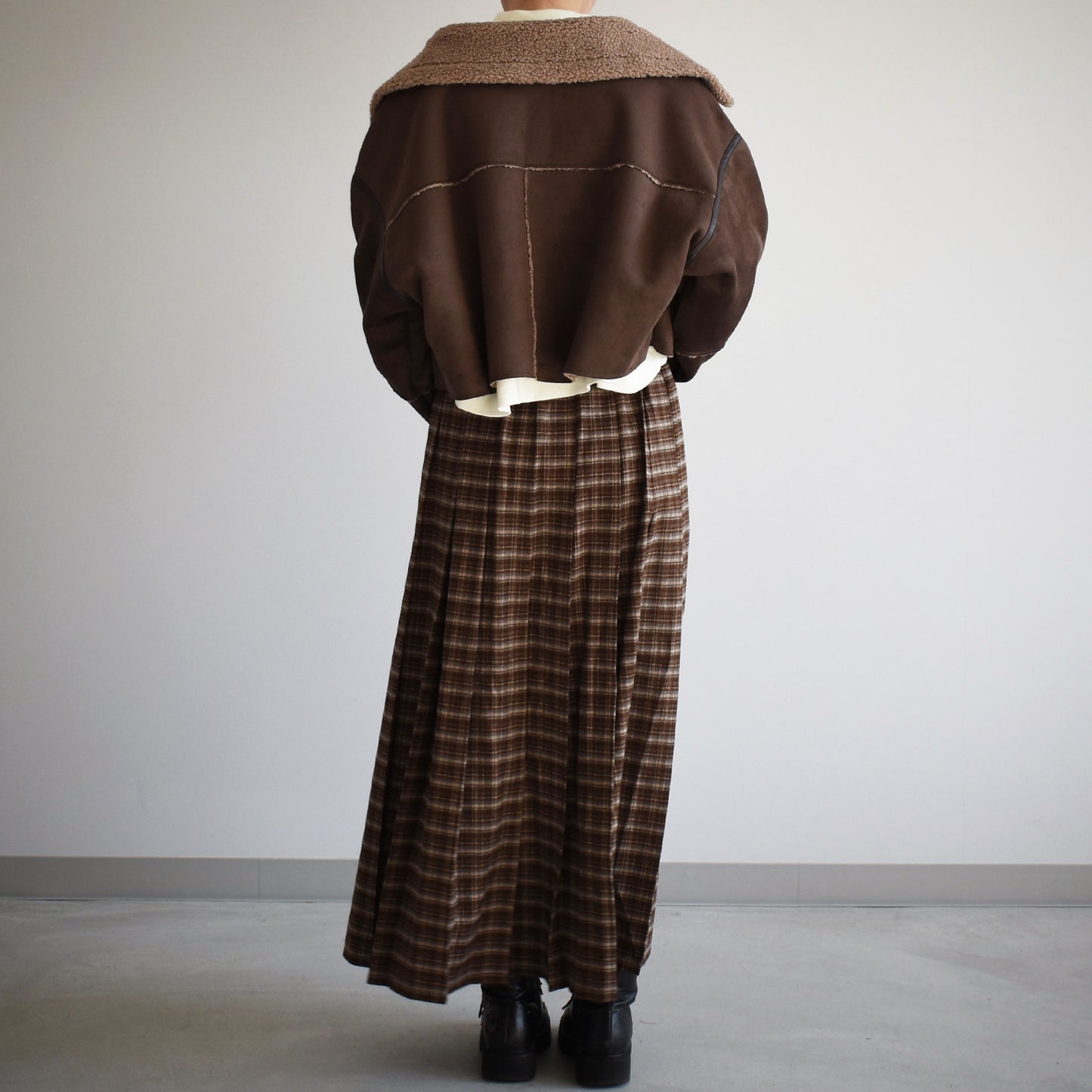 【Cotopone】ショート丈ムートンジャケット