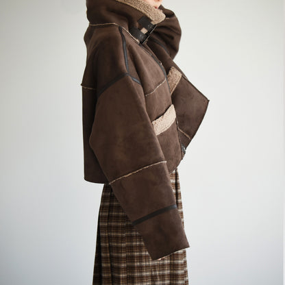 【Cotopone】ショート丈ムートンジャケット