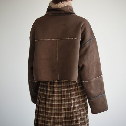 【Cotopone】ショート丈ムートンジャケット