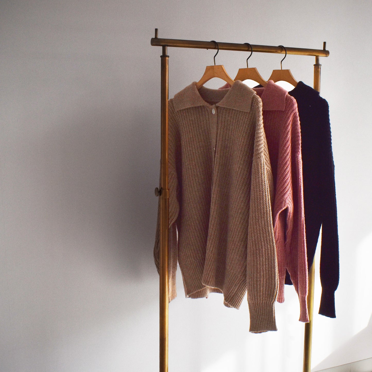 【gleam】衿付きルーズカーデ