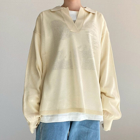 【gleam】シアースキッパープルオーバー