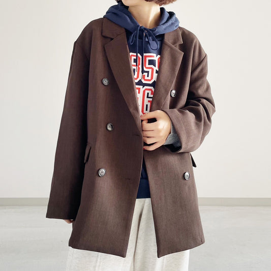 【gleam】ダブルブレストテーラードジャケット