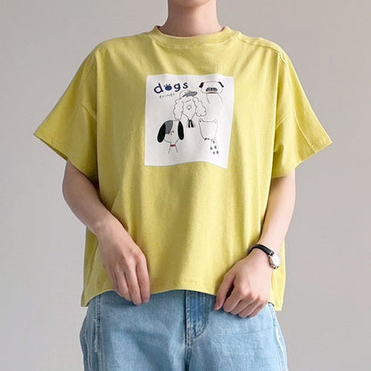 【tokidoki ekaki】dogs Tee.