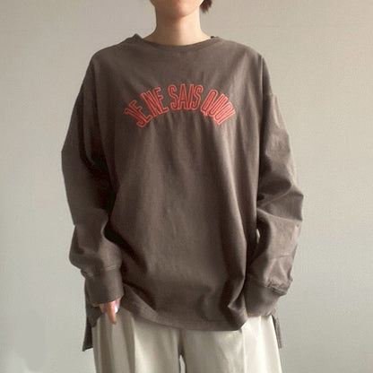 【KAKELA＆TRANQUIL】刺繍ロゴロングBACK刺繍