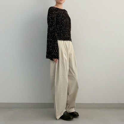 【TEEUP】 2タックパンツ