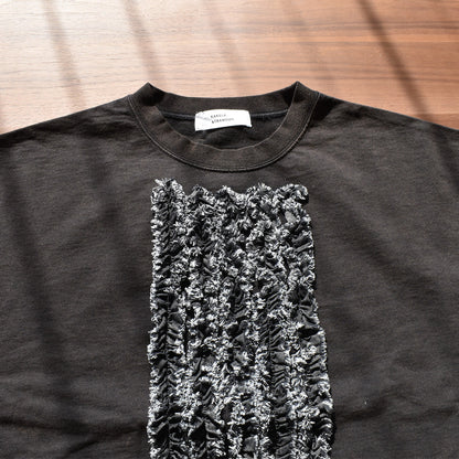 【KAKELA＆TRANQUIL】デニムフリル加工クルー