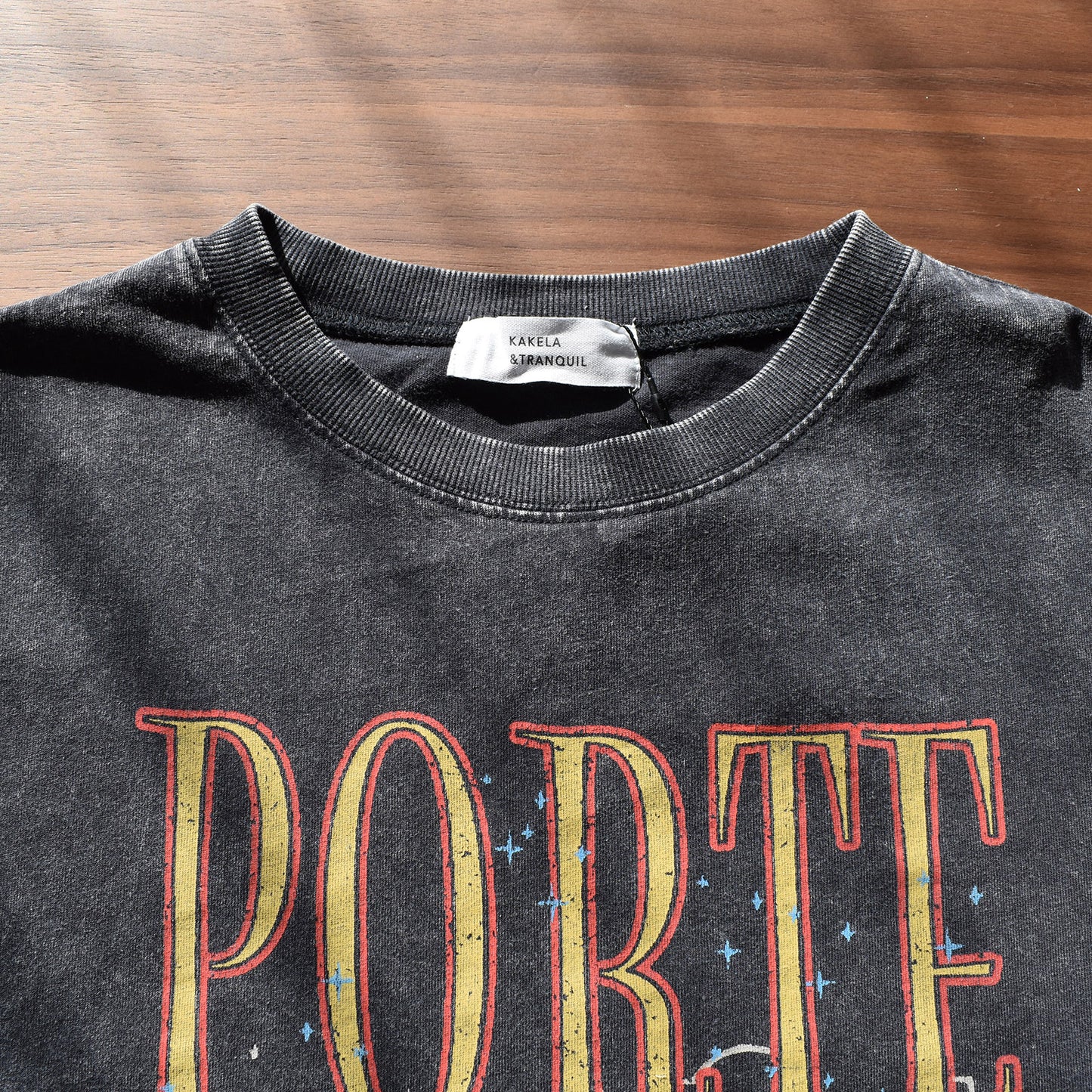 【KAKELA＆TRANQUIL】プリントロングクルー