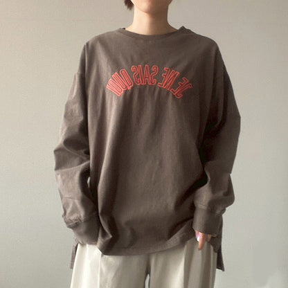 【KAKELA＆TRANQUIL】刺繍ロゴロングBACK刺繍