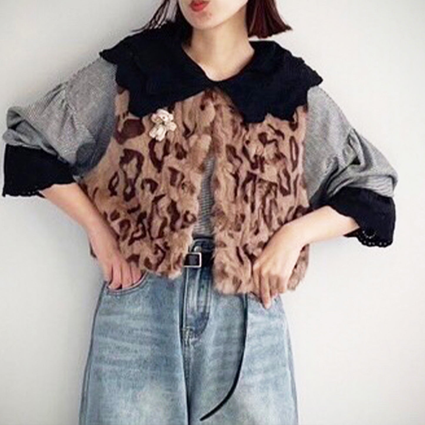 【Zampa Style】ショート丈ジレ