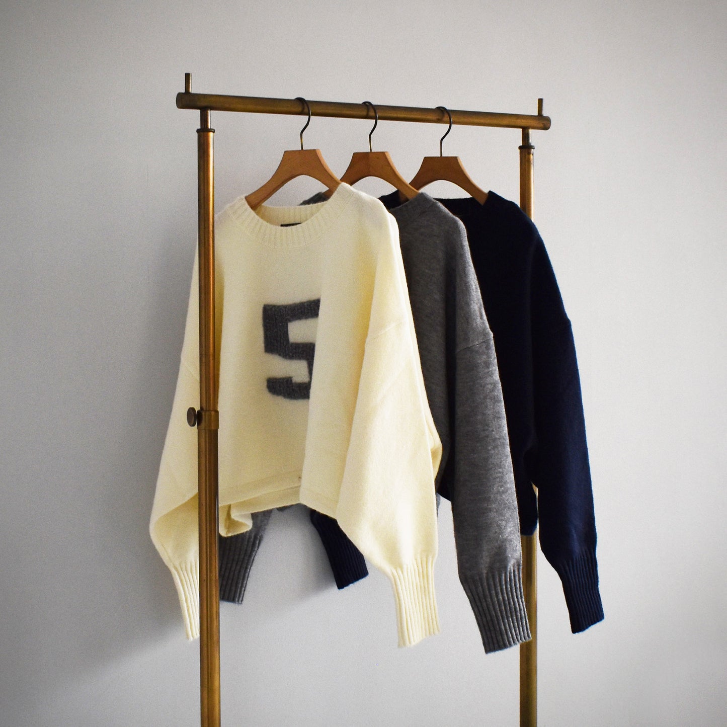 【organic】ジャガードナンバーロゴショートプルオーバー