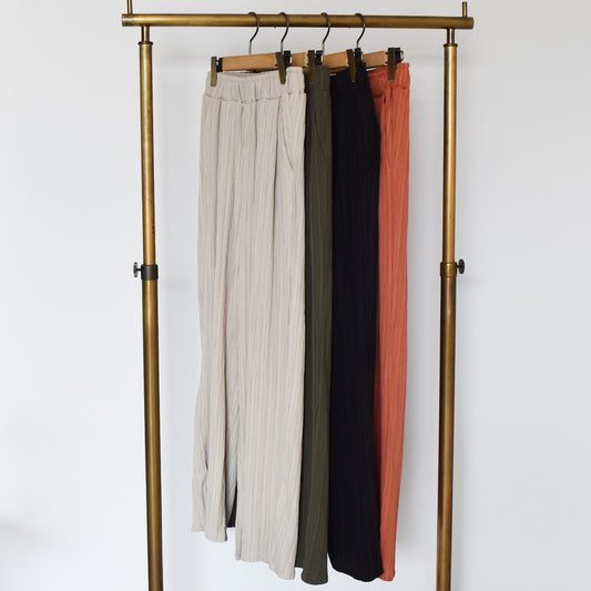 【BLUCIELO】ドビーストライプパンツ