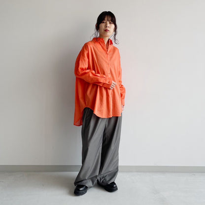 【Teeup】ワイドチュニックシャツ