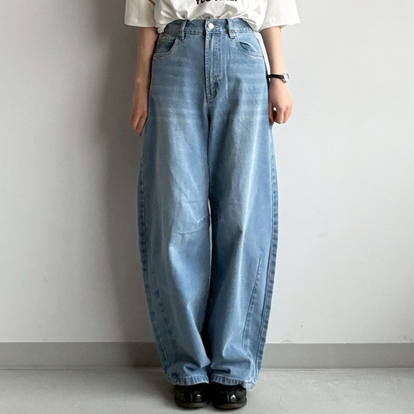 【Fun Fashion Future】カーブラインパンツ