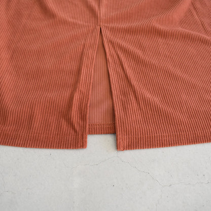 BLUCIELO カットコーデュロイベイカースカート