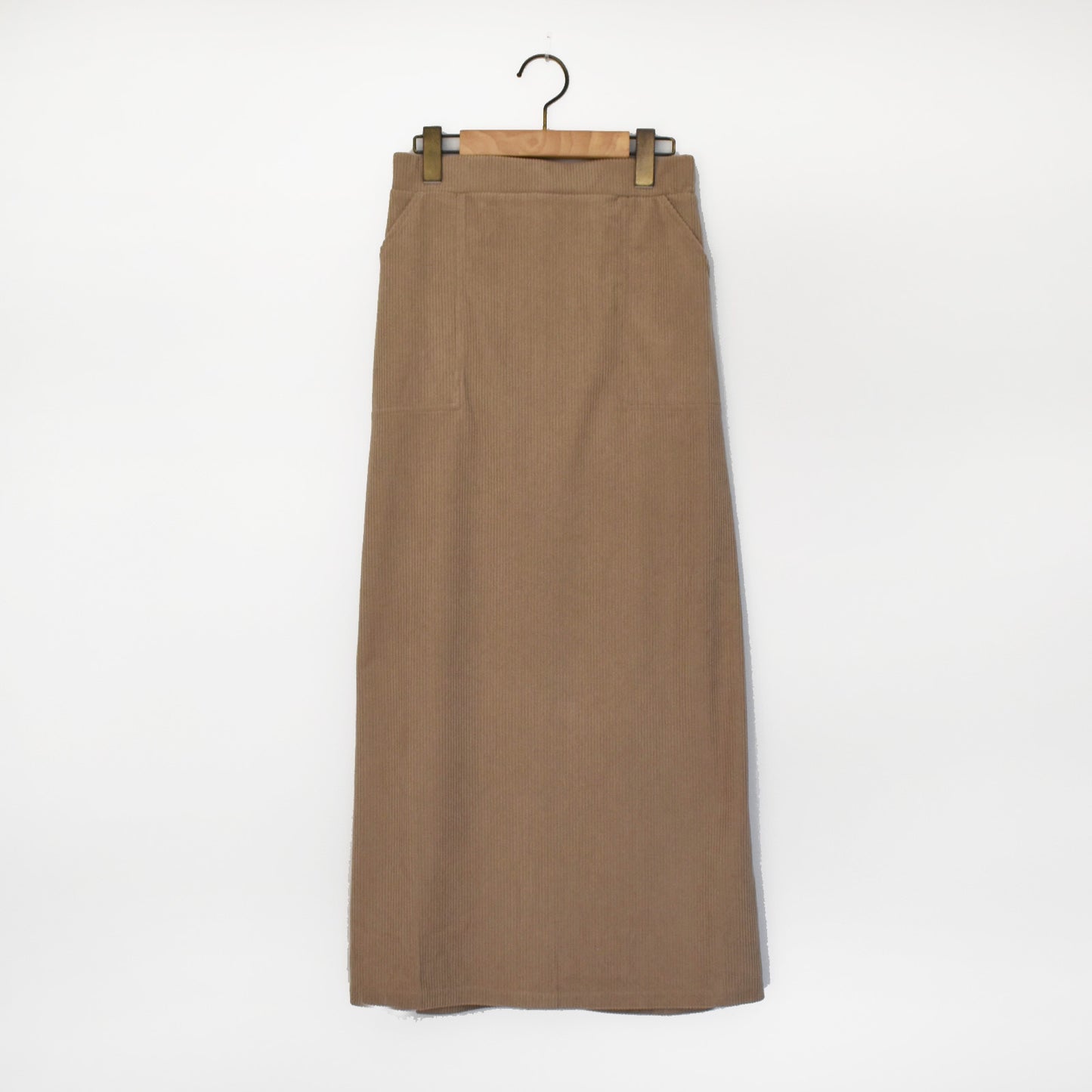 BLUCIELO カットコーデュロイベイカースカート