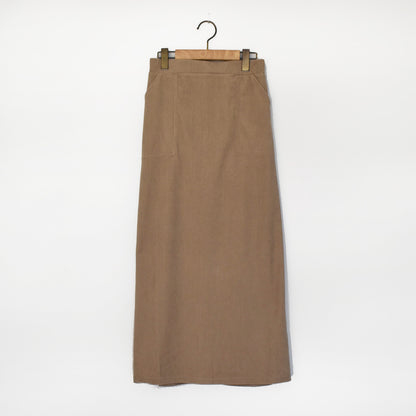 BLUCIELO カットコーデュロイベイカースカート