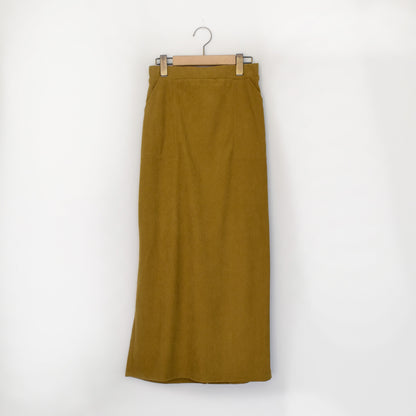 BLUCIELO カットコーデュロイベイカースカート