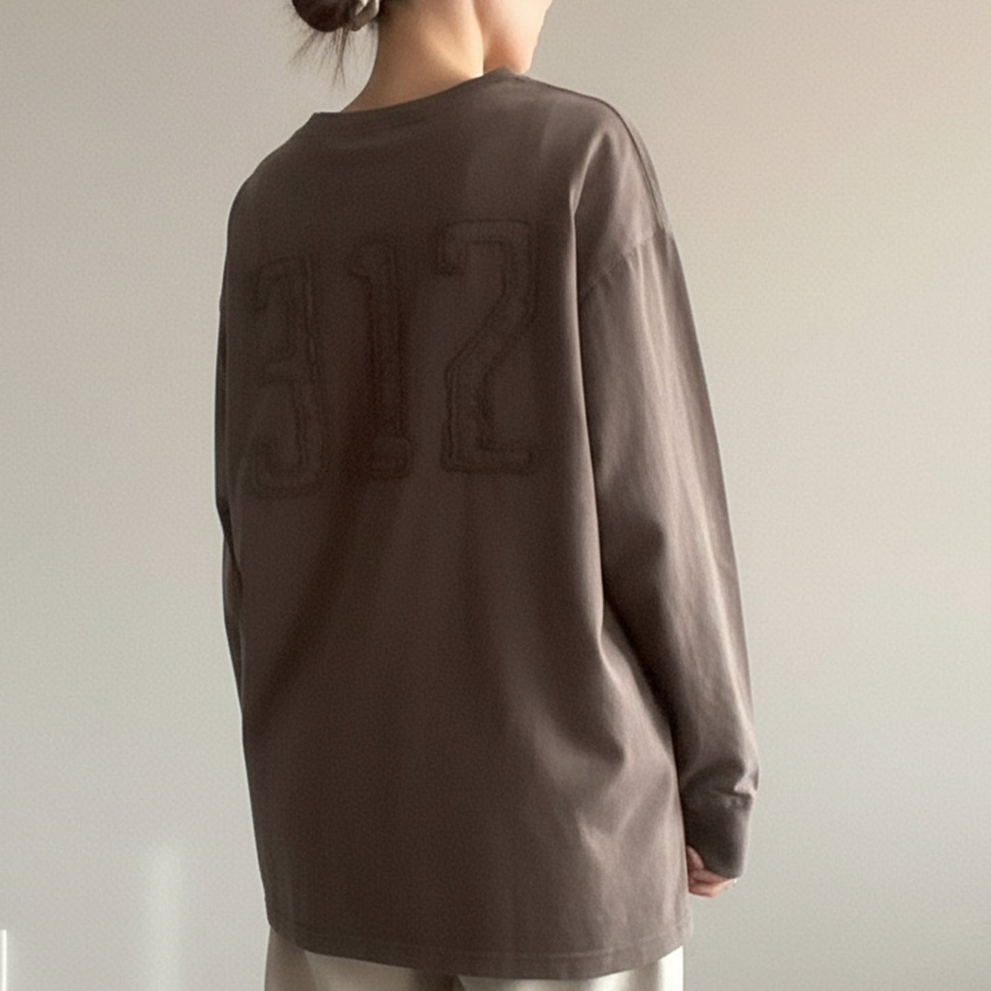 【KAKELA＆TRANQUIL】刺繍ロゴロングBACK刺繍