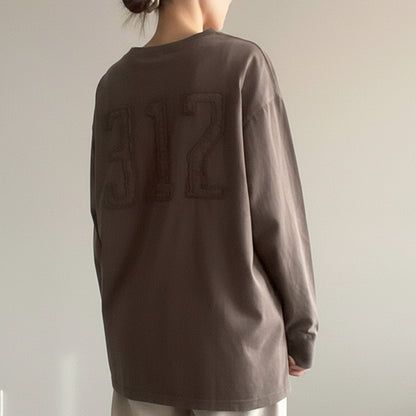 【KAKELA＆TRANQUIL】刺繍ロゴロングBACK刺繍