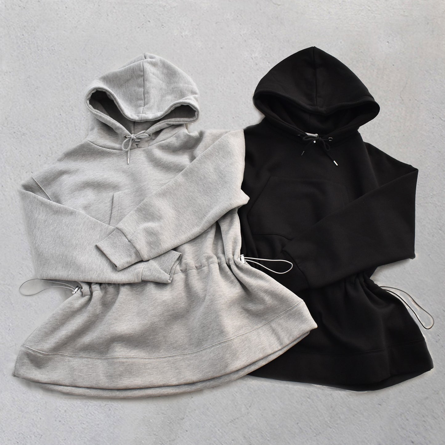 【gleam】ドロストフードプルオーバー