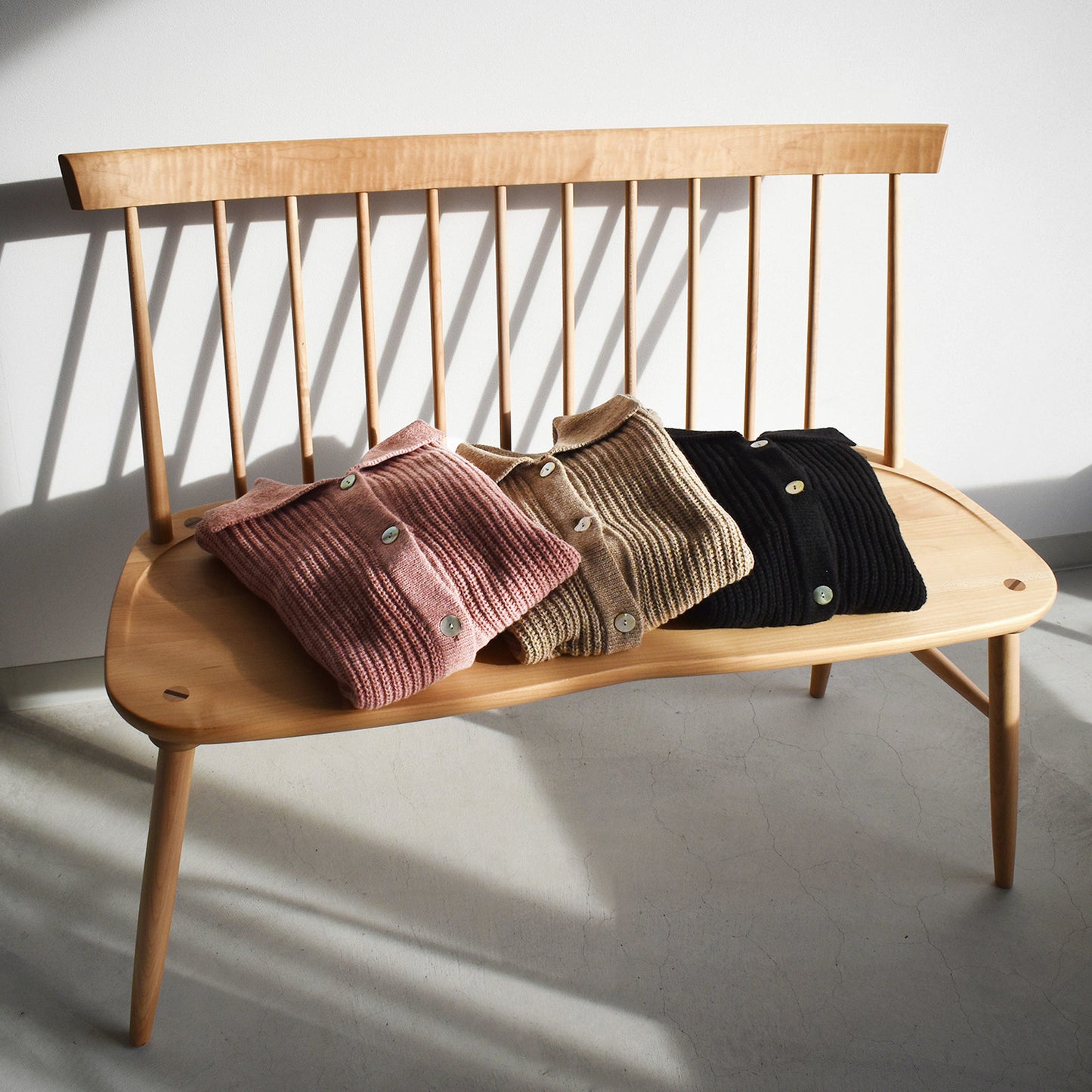 【gleam】衿付きルーズカーデ