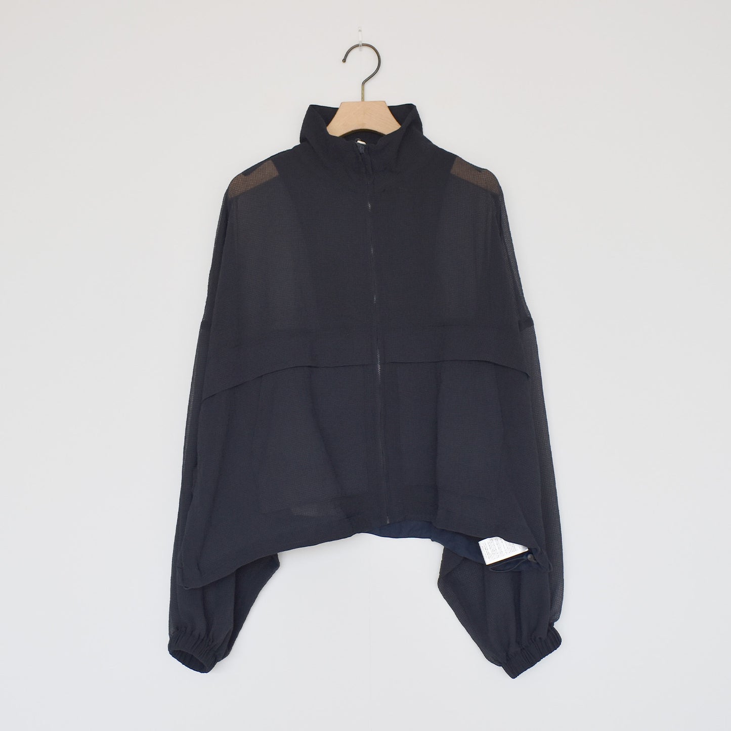 【en haut】シアーリップストップブルゾン