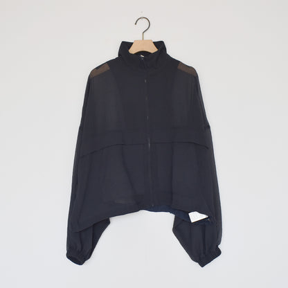 【en haut】シアーリップストップブルゾン