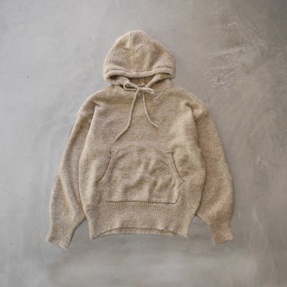 【gleam】ニットルーズフーディ