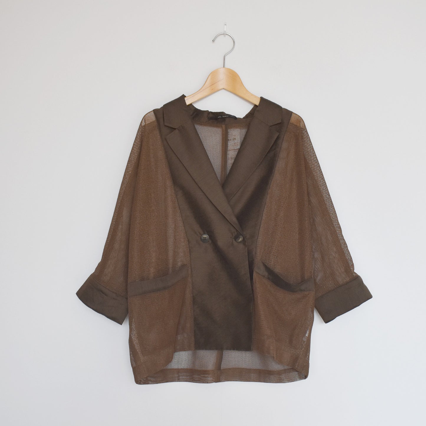 【urban hymns】メッシュ切替ドルマンジャケット