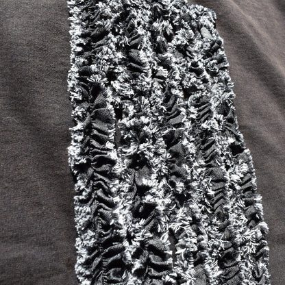 【KAKELA＆TRANQUIL】デニムフリル加工クルー