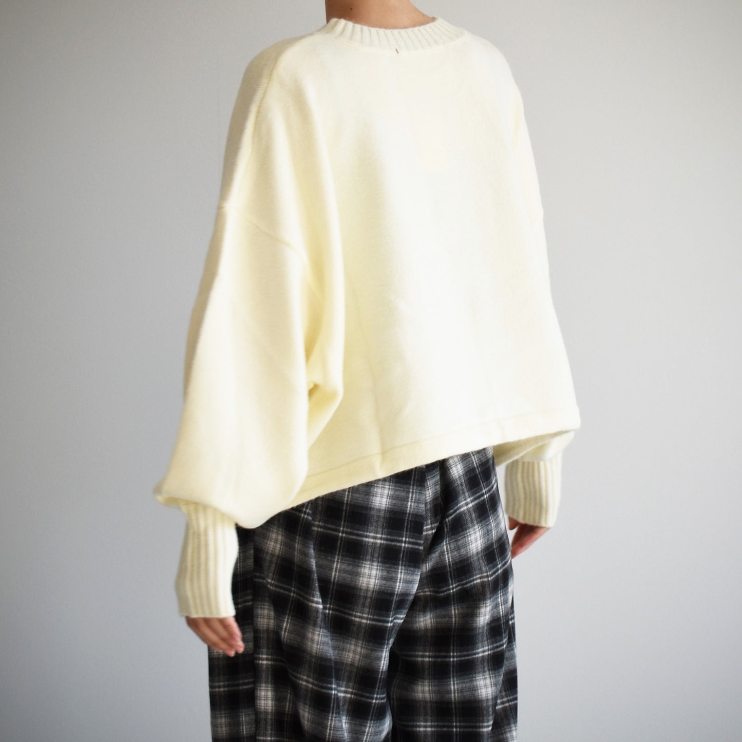 【organic】ジャガードナンバーロゴショートプルオーバー