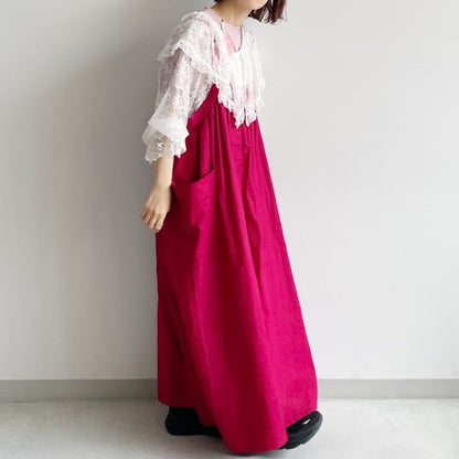 【en haut】レースブラウス