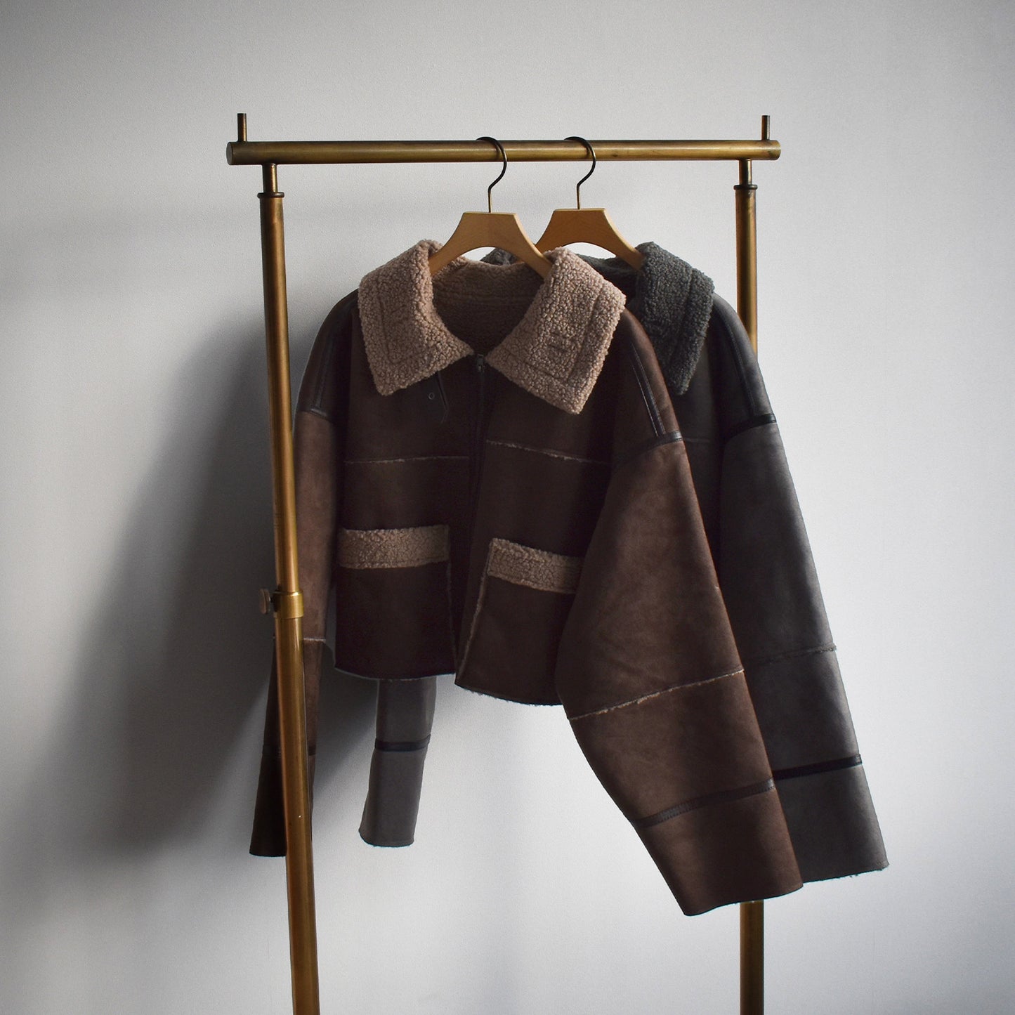 【Cotopone】ショート丈ムートンジャケット