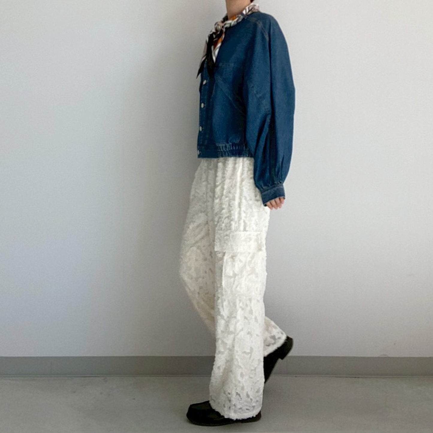 【urban　hymns】ジャガードストレートカーゴパンツ