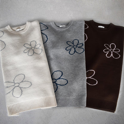 【gleam】フラワージャガードBIGプルオーバー