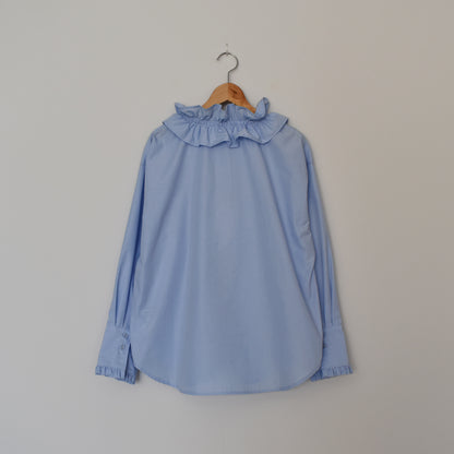 【gleam】ラッフルフリルカラーシャツ