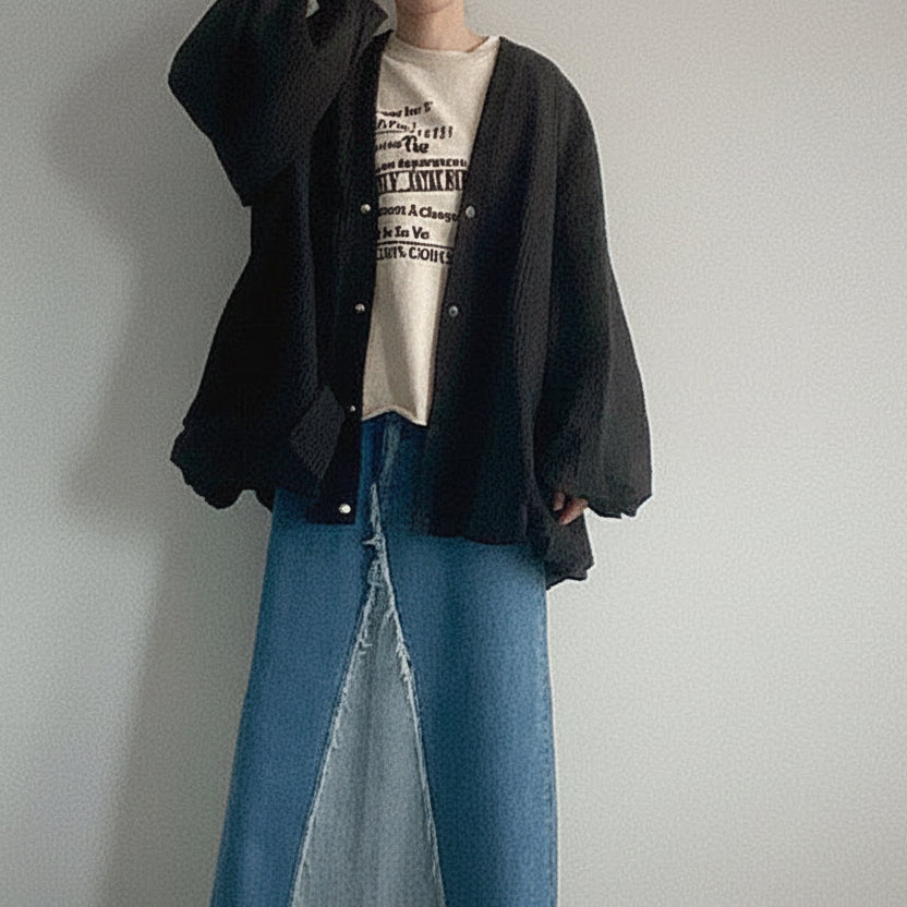 【COLORK】バルーン袖アウター