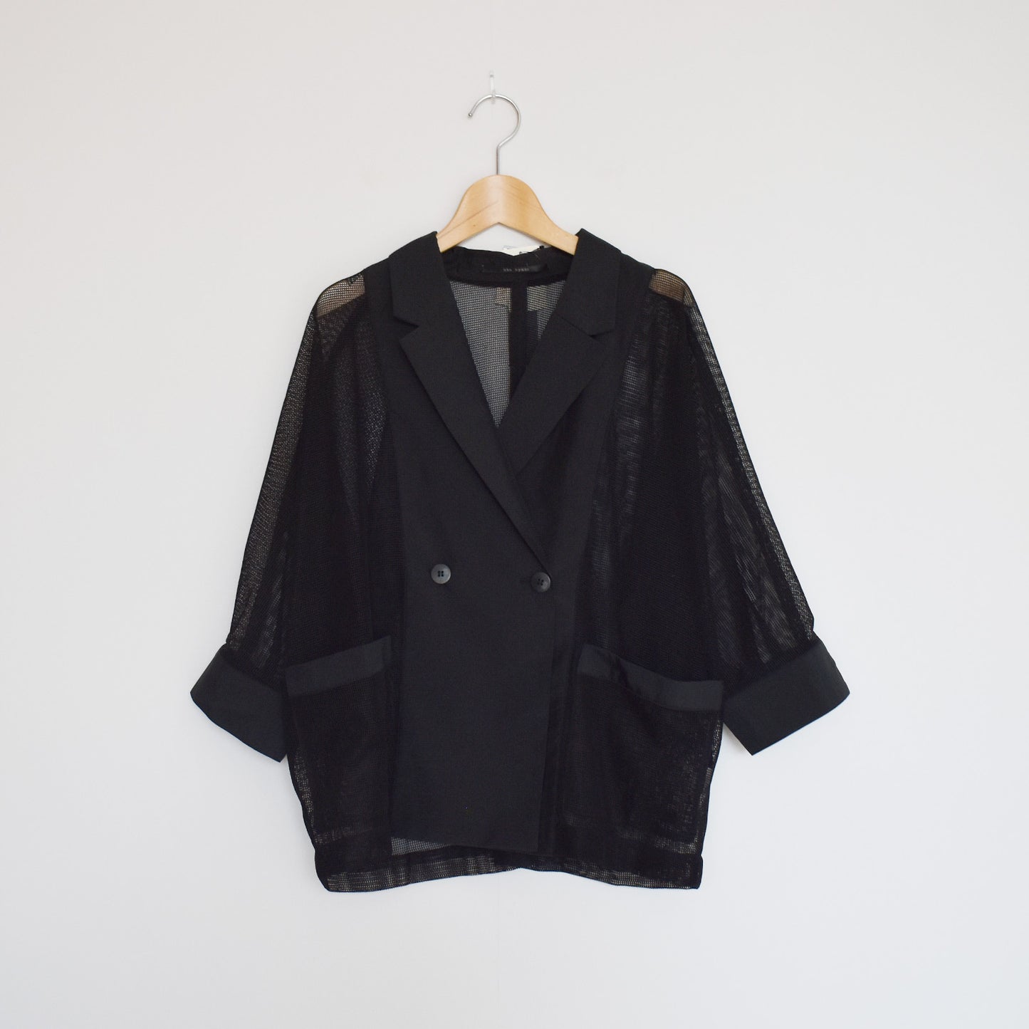 【urban hymns】メッシュ切替ドルマンジャケット